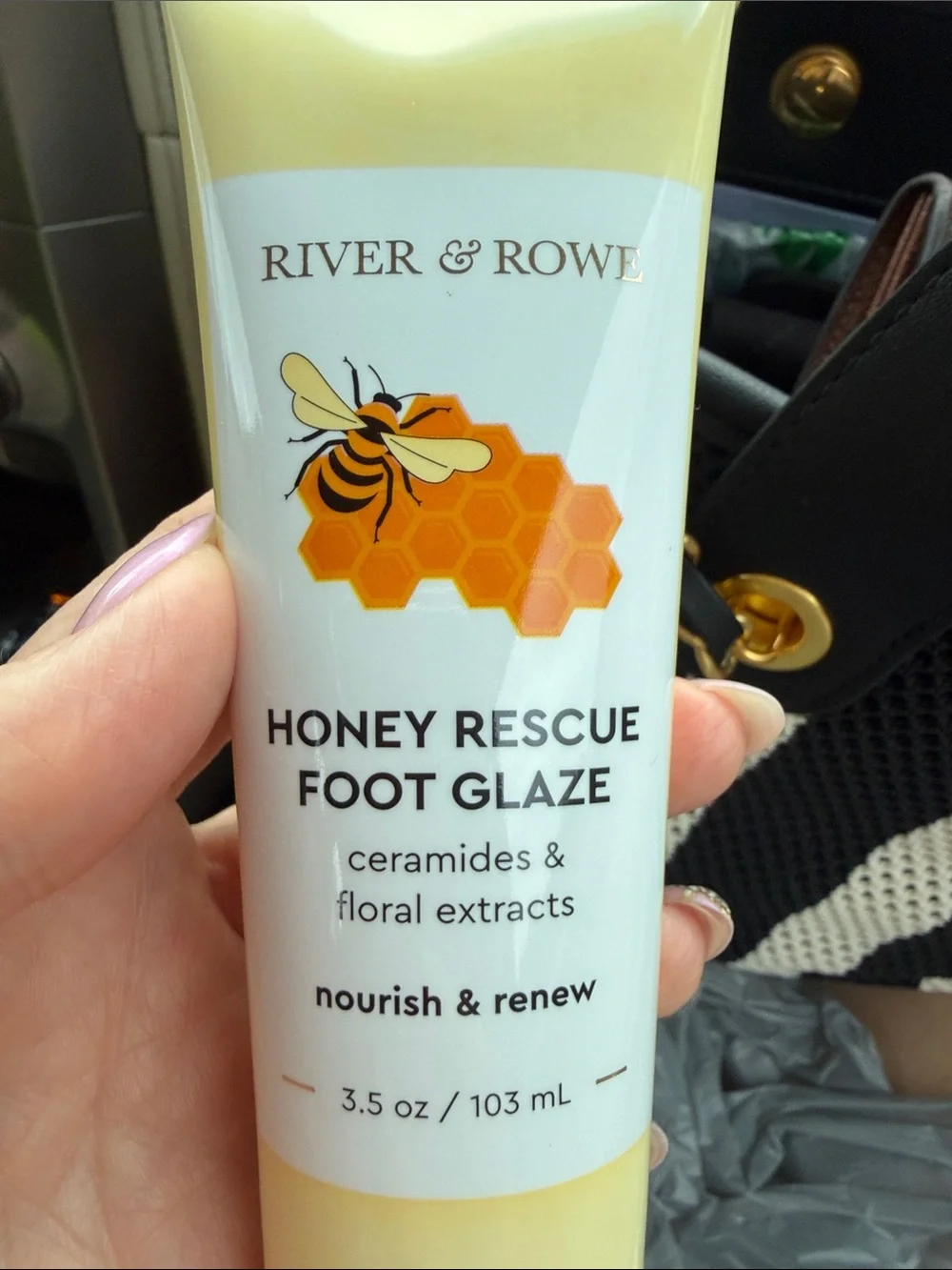 River & Rowe Honey Rescue Foot Glaze - Pale Yellow